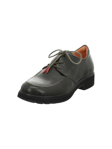 Think! Damer Cogita damer kromfria garvade hållbara halvskor halvskor, Olive 7010, 40 EU