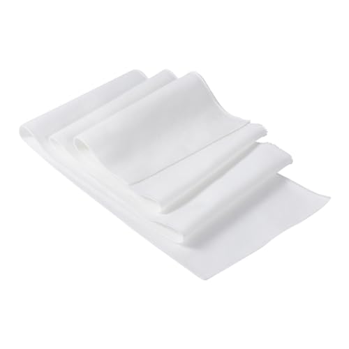 BENECREAT Tejido de punto acanalado elástico de 100 x 15 cm, tejido de punto elástico blanco para cintura, banda para el cuello, puños, extensión de chaqueta, accesorios de ropa