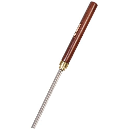 Meideal 2-in-1 Diamond Guitar Fret End Dressing File & Fret Crowning File, Pro Luthier Guitar Setup Repair Tool for Sharp Fret Ends, Fret Sprout, Deburring, Rounding, and Shaping