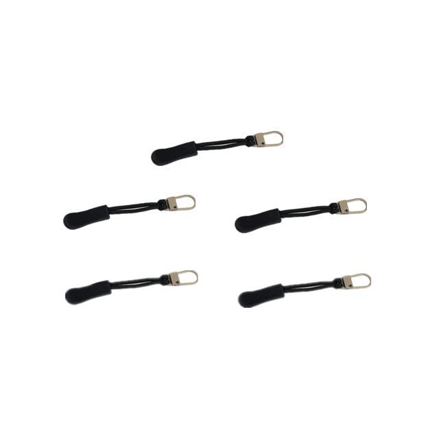 Cremallera, cordón de tracción de cremallera, tirador de repuesto de cremallera, 10 piezas de tirador deslizante de cremallera, cabezal de cremallera extraíble, kit de reparación instantánea de cremal