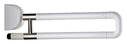 Baño para Agarraderas Pasamanos de seguridad for bañera, antideslizante, acabado de nailon, plegable, en forma de U, for ducha, inodoro, barra de seguridad abatible