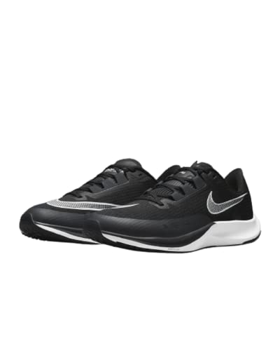 Nike Air Zoom Rival Fly 3, Men's Road Racing Shoes Uomo, Black/White-Anthracite-Volt, 47 EU