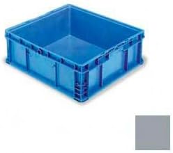 Lewis Bins+ ORBIS Stakpak NSO2422-9 Modular Straight Wall Container, 24"L x 22-1/2"W x 8-11/16"H, Gray