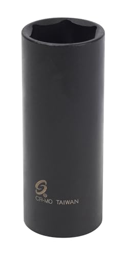 SUNEX TOOLS 2621 1/2-Inch Drive 21-Mm Extra Thin Wall Deep Impact Socket