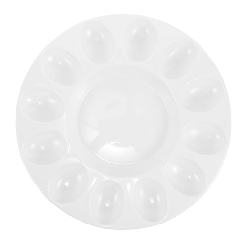 Garneck Non-stick Ceramic Easter Egg Tray Deviled Egg Carrier Flat Bottom for Easy Storage