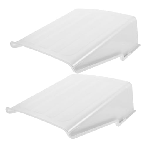 Funda para cámara de seguridad exterior SOIMISS en plástico blanco con protección solar pack de 2
