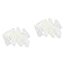 FOMIYES 300 Pcs Finger Cots Latex Finger Sleeve Protectors Gloves for Working Out Finger Sleeves Finger Protectors Cap Finger Protectors Covers Emulsion White Protective Case