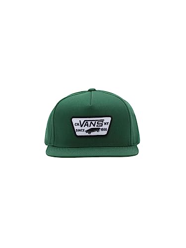 Vans Herren Mütze Full Patch Stoff Farbe Grün, grün, One size