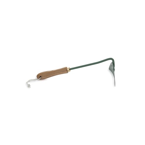 Barebones Triangle Hoe - Stainless Steel Blade Japanese Gardening Tools for Weeding Long Handle and Hand Hoe (Ash/Mint)