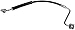 Dorman H621404 Front Driver Side Brake Hydraulic Hose Compatible with Select Ford/Lincoln Models