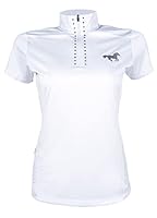 HKM Erwachsene Turniershirt -High function - 1200 weiß , 176, 4057052161346