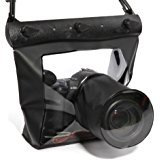 Tteoobl 20M Underwater Waterproof Case DSLR SLR For Canon 6D 600D 650D Nikon D7100 D5200 D5100 D3200 (Black, M)