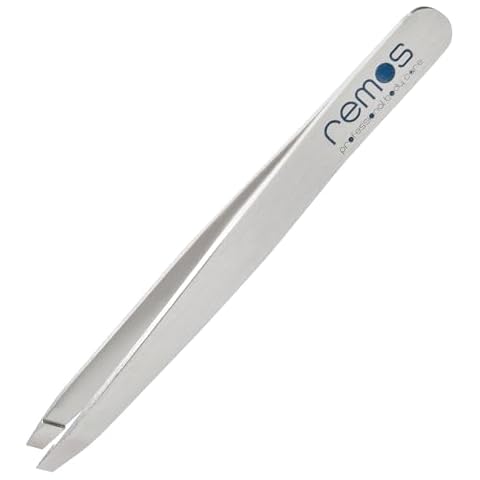 REMOS Professional Eyebrow Tweezers with Case Cover