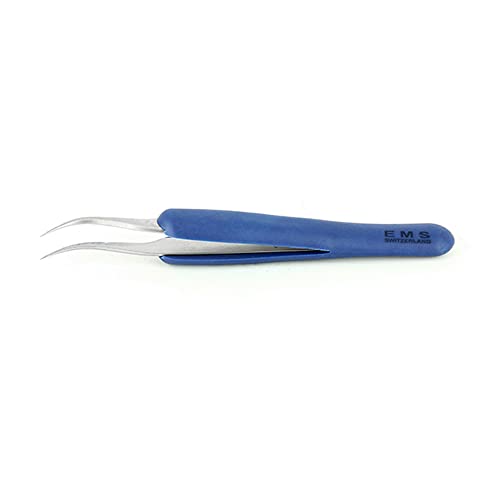EMS 78397-7 ESD Safe Tweezer, Style 7 SA/DR, 115 mm Length