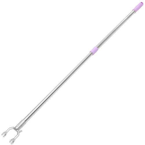 Beavorty Barra Extensible para Colgar Ropa Tenedor de Acero Inoxidable, Perchero Telescópico para Armarios y Tendedero Portátil para Secado en Casa