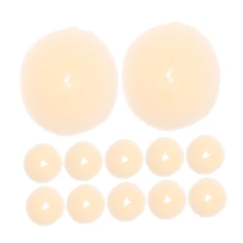 TOVINANNA 12pcs Hair Bun Maker Tools for Women Donut for Elegant Hair Styles for Daily Wear Weddings Graduations and Special Occasions