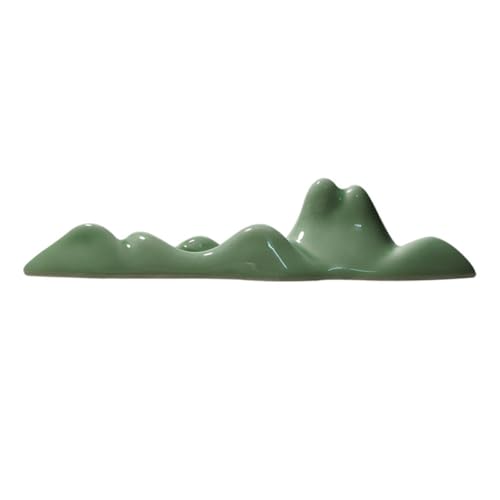 PRETYZOOM Soporte para Pinceles de Cerámica Pequeño Portapinceles para Caligrafía China Superficie Lisa Reposapinceles Práctico para Estudio y Pintura Artística