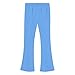 Girls Fleece Lined Flare Leggings Basic Stretchy High Waisted Winter Bootcut Athletic Pants Bell Bottoms for 5-16 Years
