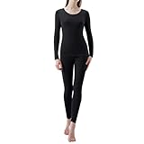 Thermoleggings Damen Thermounterwäsche Damen Atmungsaktiv Thermo Aktiviert Funktionsunterwäsche...