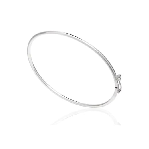 Bracelete em Prata Fio Redondo 6,3 cm Interno Joia em Prata 925 100% Original