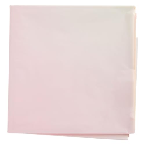 Image of BLUE PANDA 3-Pack Tie Dye Tablecloths - 108 inch x 54 inch Rectangular Pastel Rainbow Plastic Covers - Disposable & Reusable Party Tablecloths with Pastel Tie Dye Decor