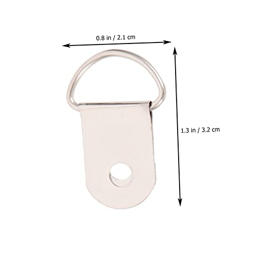 Image of 100pcs Picture Frame Hanger Wall Art Hanging Hardware Photo Hangers for Home Office and Gallery Use