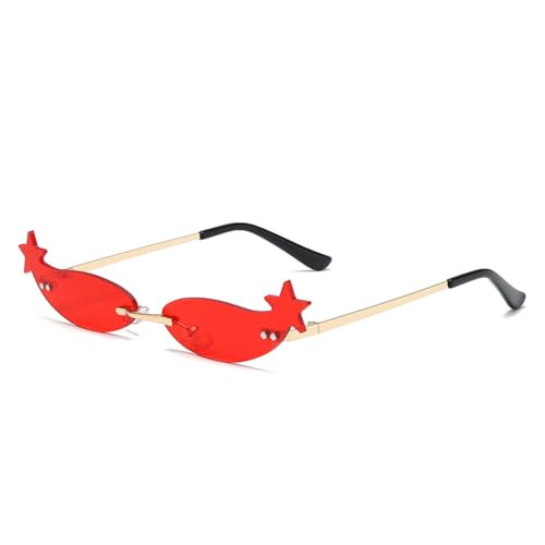 Lunettes de soleil sans bords pour vos looks de rue uniques et accessoires de fête