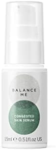 Balance Me Congested Skin Serum, Acne & Spot Gel For All Skin Types, With Moringa & Eucalyptus To Reduce Redness & Calm Inflamed Skin, 100% Natural, Vegan & Cruelty Free, Made In UK, 0.5 Fl Oz