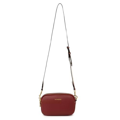 Image of Miraggio Beck Crossbody Bag With Adjustable & Detachable Wide Sling Strap | Solid Sling Bag
