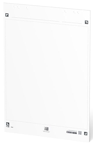 Flipoverblok Oxford fini les feuilles qui déchirent papier blanc 90g