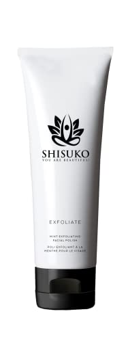 Shisuko Exfoliating Face Polish - Renewed Glow 2in1 gentle cleanser derived from Sugar. Smooths and Brightens without drying. Rapid results, using 2-3 X a week, can last up to 3 Mo - 4 oz