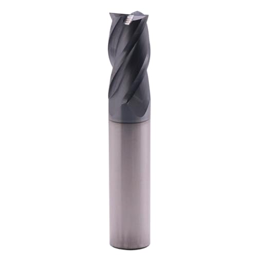 Image of 4 Flute Solid Carbide Square End Mill(1Pc, 5 /8in), AlTiN Coated | 35 Helix, 5 /8 inch Cutting Dia, 5 /8 inch Shank Dia, 1-1 /4 inch LOC, 3-1 /2 inch OAL For Milling Alloy Steel, Hardened Steel, Iron, Copper