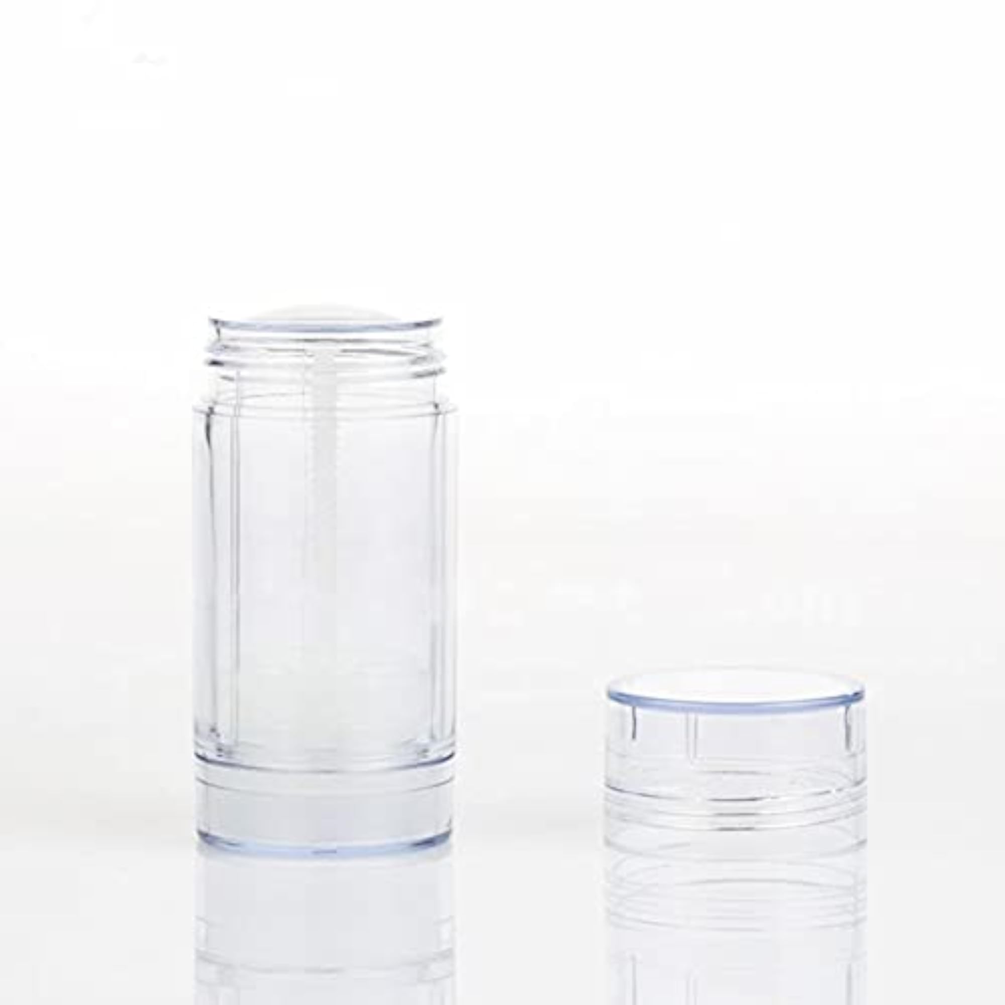 5 Packs Plastic Deodorant Containers, 1 Oz Refillable Tube