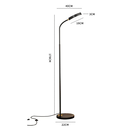 Lampadaire réglable col de cygne éclairage chambre lampe debout LED intensité variable