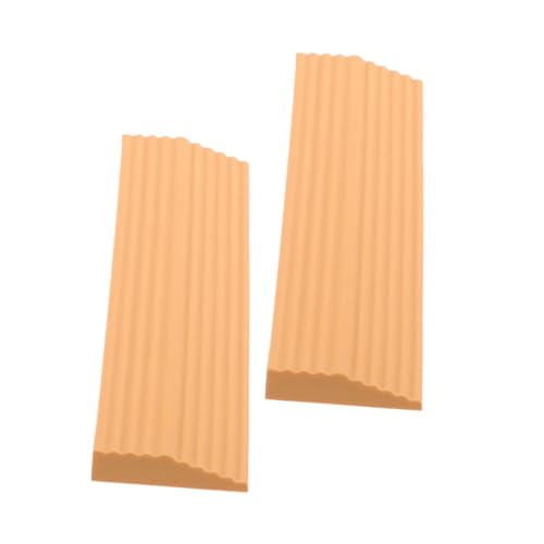 NOLITOY 2pcs Step Mat Threshold Ramp Pad Sweeping Robot Ramps Home Threshold Ramp Entry Ramp Ramps for Sweeping Robot Sweeping Robot Ramp Cushion Household Plastic Office Wheelchair