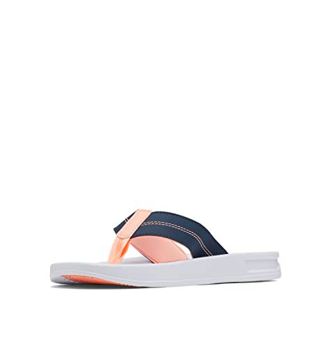 Columbia Columbia Women's Tidal Ray PFG Flip Sport Sandal, Collegiate Navy/Tiki Pink, 9