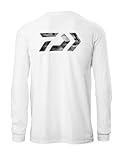 DAIWA D-VEC Gray CAMO Print Long Sleeve T-Shirt White XL