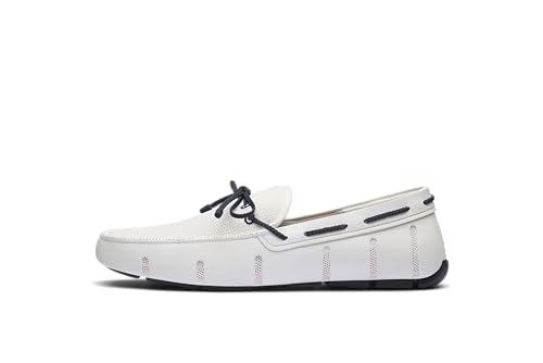 Image of SWIMS Braided Lace Loafer for Men, Breathable Slip On Water Friendly Driving Shoe, Lightweight Mesh Upper, Drainage Sole