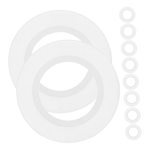 QUMIIRITY 10個 浴槽用シリコーン密封リング 洗面台排水栓適合 水漏れ防止バスルーム排水パッキン 耐久性シールガスケット 多目的バスタブドレ