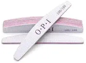Kit 10 Lixas Profissionais para Unhas, Dupla Face 100/180, Formato Bumerangue