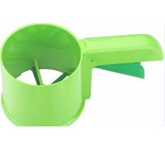 siddhmurti 3 in 1 Flour Shifter Strainer with Multi Purpose Scoop