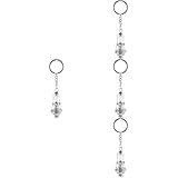 besportble 4 pezzi portachiavi decorativo di turibolo ciondolo per chiavi e charms borse pendente da appendere per come decorazione per borse e portachiavi