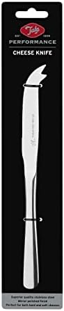 Tala Performance Stainless Steel Cheese Knife, Stainless Steel with Mirror Polish Finish, Dishwasher Safe, Metallic Silver