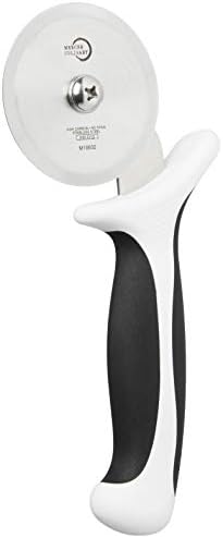 Mercer Culinary Millennia Pizza Cutter with White Handle, 2-3/4 Inch, Stainless Steel