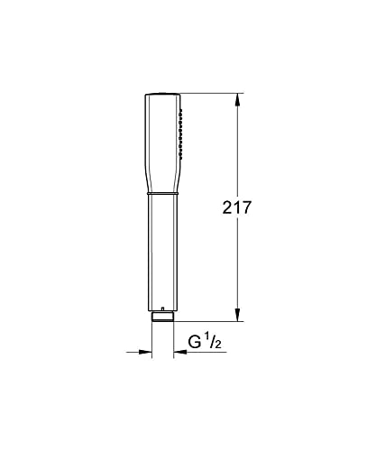 Ducha de mano GROHE Grandera Stick Starlight Chrome miniatura 2