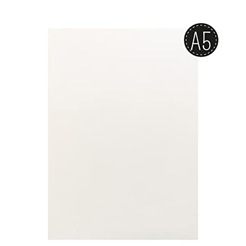 Vaessen Creative Papier Aquarelle Florence Pressé à Chaud A5, Ivoire, 200 GSM, Qualité d'artiste, Lisse, 24 Feuilles pour Peindre, Handlettering, Projets d'art et Plus – vue 2