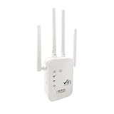 Trenzu Single Band 2.4GHz WiFi Wireless Range Extender for Home | 300Mbps, Upto 10m Coverage, 10 Devices | Signal Repeater with 2 LAN Ports, 4 Antenna | Plug & Play |Router & Access Point Mode