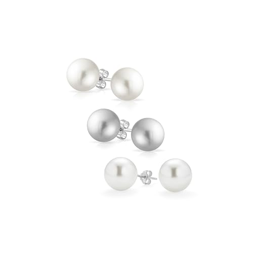 Boucles d'oreilles perles argent 925 coffret cadeau ado fille