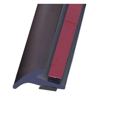 Faldones laterales automóvil tira sellado goma coche parachoques delantero trasero tipo T 8x10mm 2m