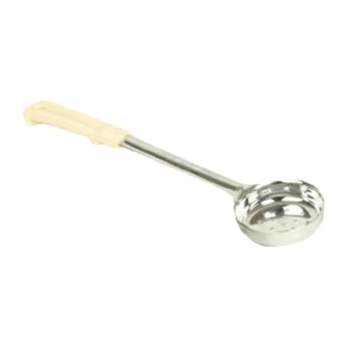 FSE SLLD103PA Portion Controller, 3 oz. Capacity, Perforated, one-Piece Construction, Plastic Color-Coded Handle, Stainless Steel, Ivory